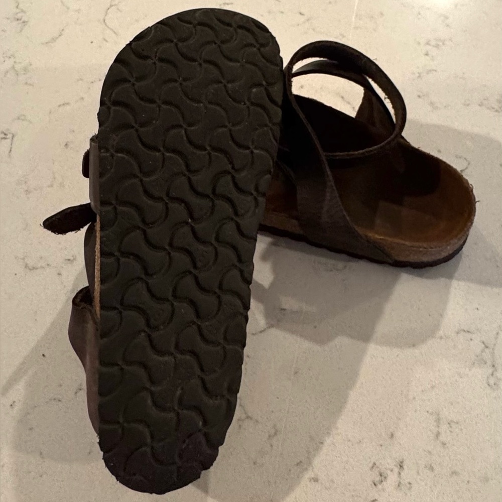 Birkenstock Yara Oiled Leather Sandals Size 38 (US 7.5) Wrap Straps - Picture 10 of 11